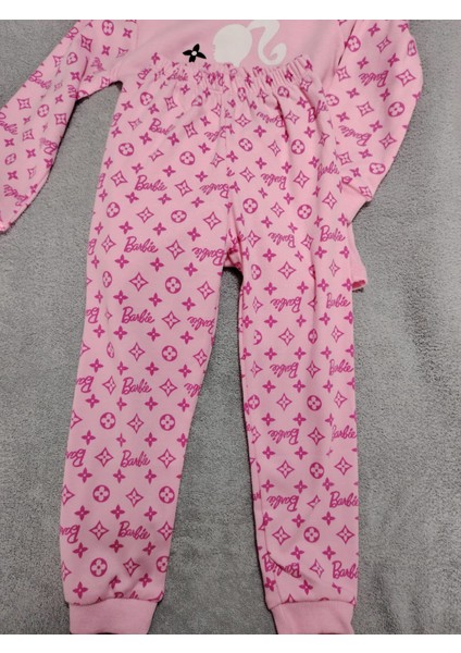 Barbie Baskı Kız Çocuk Takım