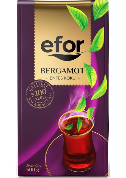 Efor Bergamot Enfes Koku Dökme Çay 500 G