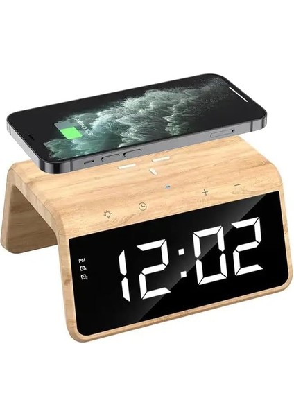 Sunowl SO700 Saat,led IŞIK,15W Kablosuz Hızlı Şarj modelleri