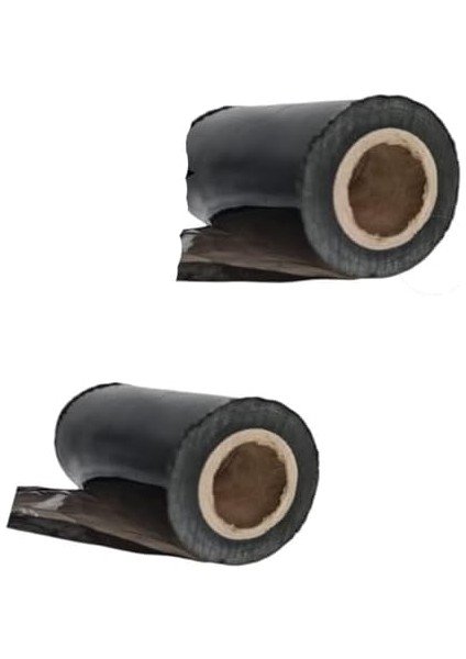 Tify Palet Siyah Dilimli Streç 25 cm 17 Mic. 1000GR / 300MT. Siyah 2 Adet