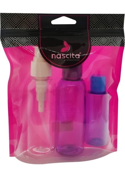 Nascita Renkli Şişe Seti 3'lü - 08