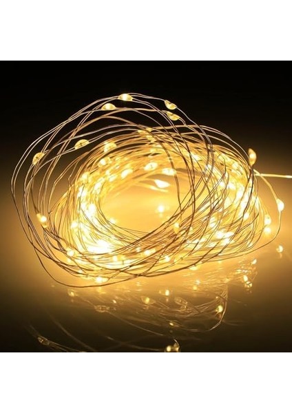 5 Metre Gün Işığı LED – Pilli Dekoratif Sarı Renkli LED Işık, Şerit Yılbaşı ve Parti Aydınlatması, Süsleme ve Dekoratif Işık Zinciri-Dekorasyon Işığı Şerit Aydınlatma modelleri