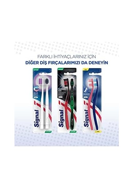 Signal Performans Etkin Diş Temizliği 2+1 Orta Diş Fırçası fiyatları