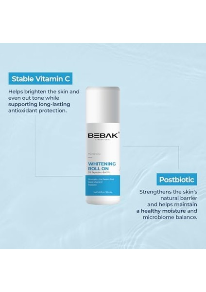Bebak Pharma Beyazlatıcı Roll 50 ml fiyatları