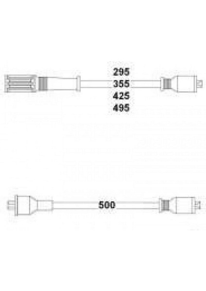 Mtxdpn Buji Bobin Kablosu Em M131 Dkş 1.6 8V 71-92 Eski Motor
