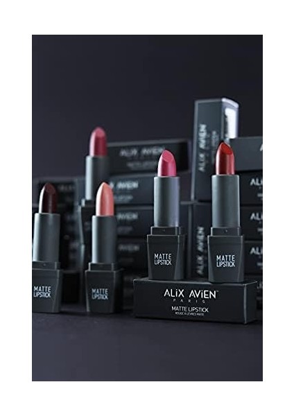 Alıx Avıen Yoğun Renk Veren Uzun Süre Kalıcı Nemlendirici Kadifemsi Mat Ruj - Matte Lipstick 407 Dusty Rose fiyatları