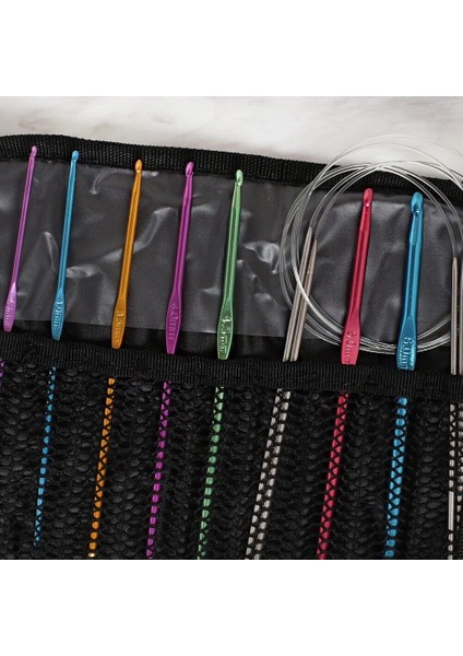 Loren Çantalı Tığ ve Örgü Aksesuarları Seti modelleri