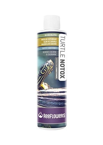 Reeflowers Reef Flowers Turtle Notox Effective Su Kaplumbağa Su Düzenyici 85 ml Renkli