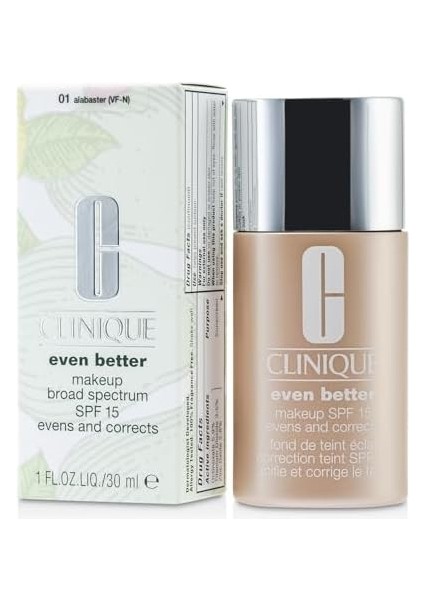 Clinique Even Better Makeup Foundation SPF15 03 Ivory 1 Paket (1 x 30 Ml) modelleri