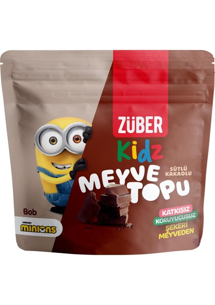 Züber Kidz Sütlü Kakaolu Meyve Topu 42GR x 12 Adet fiyatları