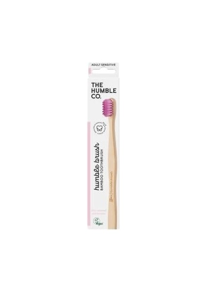 The Humble Co. Co Bambu Diş Fırçası Yetişkin Sensitive Ultra Yumuşak Lila