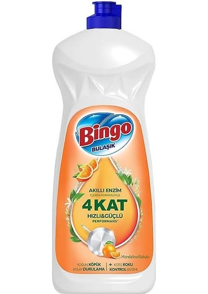 Bingo Elde Bulaşık Deterjanı Mandalina 1500 ml