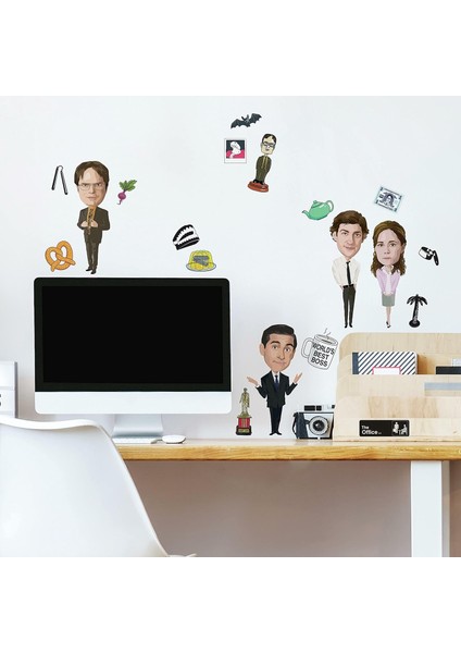 RMK4826SCS Ofis Soyma ve Yapıştırma Çıkartmaları, Siyah, Beyaz,