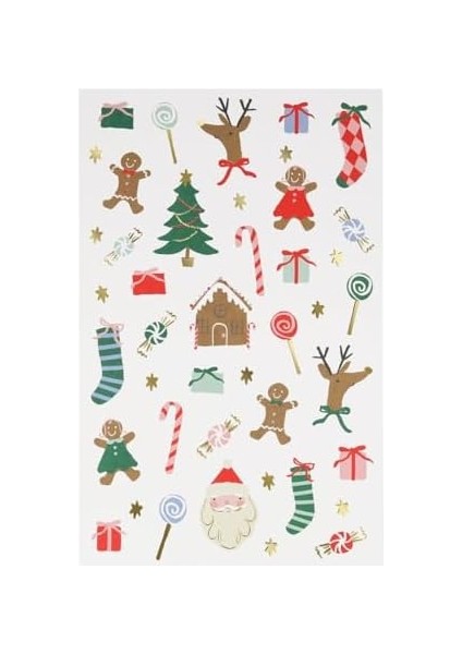 - Jolly Tattoo Sheet - Yeni Yıl Geçici Dövmeler (2'li) fiyatları