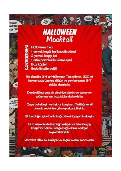 Mim And More Halloween Tea - Cadılar Bayramı Çayı, 50 gr fiyatları