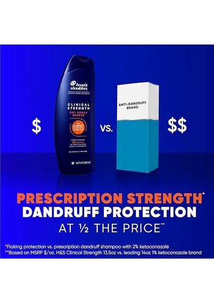 Head & Shoulders Klinik Kepek Savunması + Kuru Saç Derisi Kurtarma Şampuanı 13 Oz Ikiz Paket