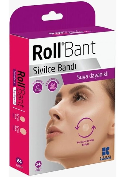 Roll Bant Sivilce Bandı 24'lü