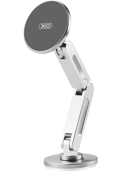 Xo Is Beauty C148 Neodymium Mıknatıslı, 360° Dönebilen, Alüminyum Gövdeli Araç Içi Telefon Tutucu | Titreşime Dayanıklı | Maglock NEO360 Pro | Gümüş