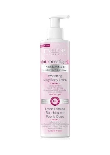 Eveline Cosmetics Whıte Prestıge 4d Beyazlatıcı Vücut Kremi Hassas Bölgeler - Koltuk Altı ve Bikini 100ML fiyatları