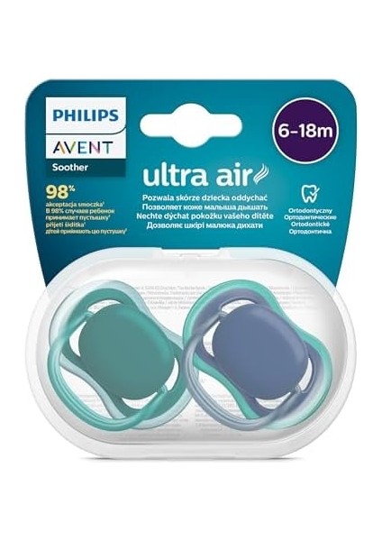 Philips Avent Ultra Air Emzik 6-18 Ay, 2'li Paket, Unisex fiyatları