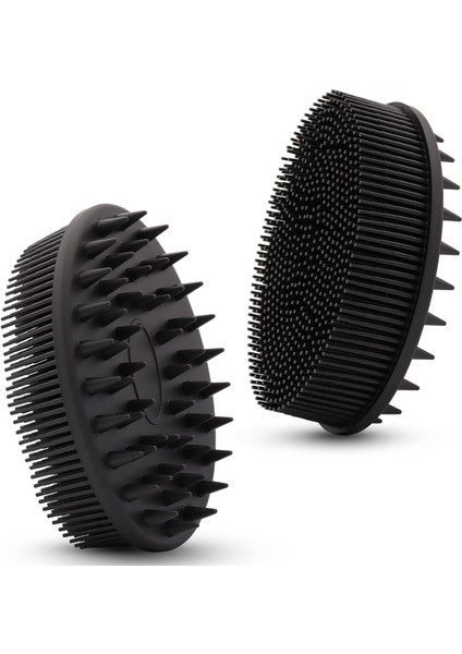 Aputue Silikon Vücut Temizleyici, 2si 1 Arada Yükseltilmiş Banyo ve Şampuan Fırçası, Duş Için Peeling Vücut Fırçası, Premium Silikon Lif, Saç Derisi Masaj Fırçası, Kadın fiyatları