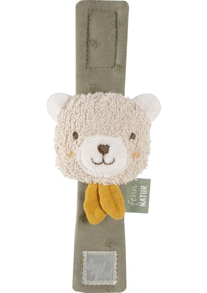 Çıngırak Bileklik Oyuncak Ayı - Motor Becerileri Oyuncağı Çıngıraklı Kavrama Oyuncağı - Organik Pamuk Pelüş Bebek Oyuncağı - 0+ Itibaren Bebekler ve Küçük Çocuklar Için Oyuncak