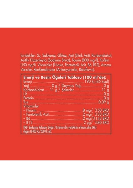 Red Bull Enerji Içeceği, Karpuz, 250 ml (24'lü Paket, 24X250 Ml)
