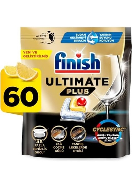 Finish Ultimate Plus Limon 60'lı fiyatları