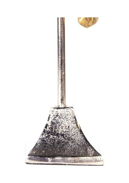 Metal Biblo Tavuskuşu -Gümüş 7,5X7X22 Cm. fiyatları