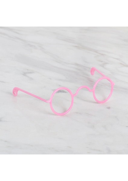 Loren Plastik Amigurumi Gözlük Pembe