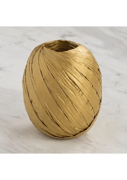 Loren Natural Raffia 30 gr Altın Kağıt Ip