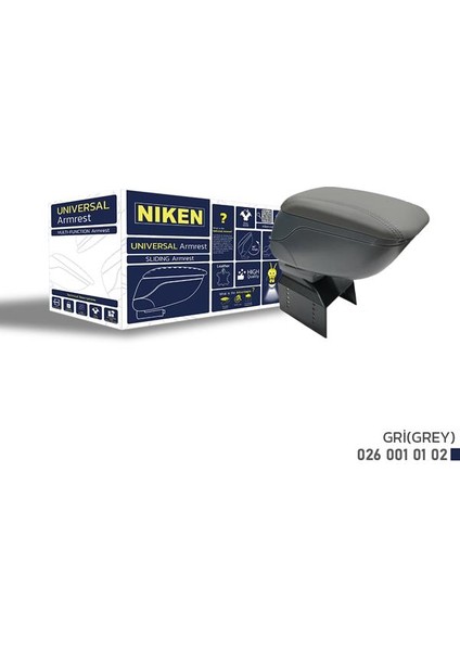 Mtxdpn Kol Dayama Sürgülü Gri