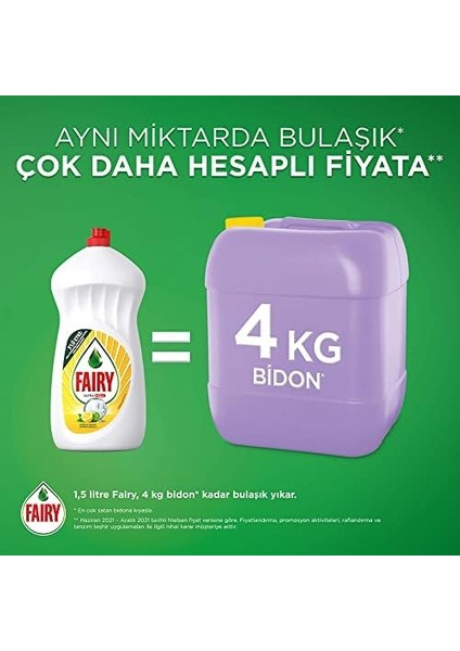 Fairy Temiz ve Ferah Sıvı Bulaşık Deterjanı 1000 ml Limon Kokulu fiyatları