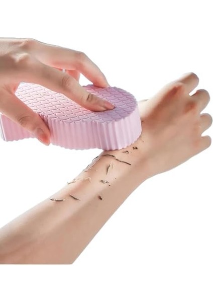 Banyo Peeling Etkili Vücut Temizleme Süngeri, Sihirli Banyo Ölü Deri Temizleyici Bakım Süngeri Asorti