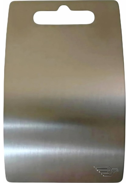 Oval Kesim Paslanmaz Çelik Kesme Tahtası Mutfak Piknik Için 304 Kalite Antibakteriyel Küf Tutmaz Temizlenir Et Sebze Meyve Doğrama Tahtası Lüks Kesme Matı 30 * 22,5 cm