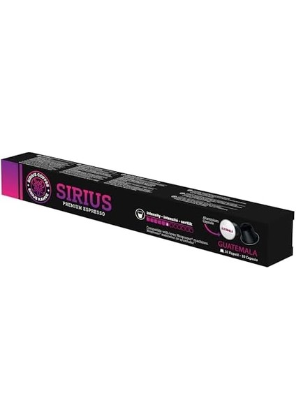 Sirius Nespresso Uyumlu Single Origin Kapsül Kahve Guatemala-6 fiyatları