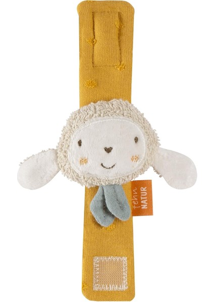 Çıngırak Bileklik Oyuncak Koyun - Motor Becerileri Oyuncağı Çıngıraklı Kavrama Oyuncağı - Organik Pamuk Pelüş Bebek Oyuncağı - 0+ Itibaren Bebekler ve Küçük Çocuklar Için Oyuncak