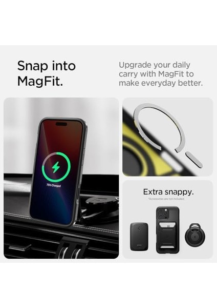 16 Pro Max ile Uyumlu Ekstra Dayanıklı Magsafe Kılıf Tough Armor Ai T Kamera Butonu Hava Kanalı Teknolojisi Askeri Sınıf Koruma Kickstand'lı Çift Katman Kapak - ACS08503 fiyatları