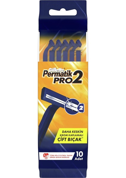 Gillette Permatik Pro2 Kullan At Erkek Tıraş Bıçağı 10 Adet fiyatları