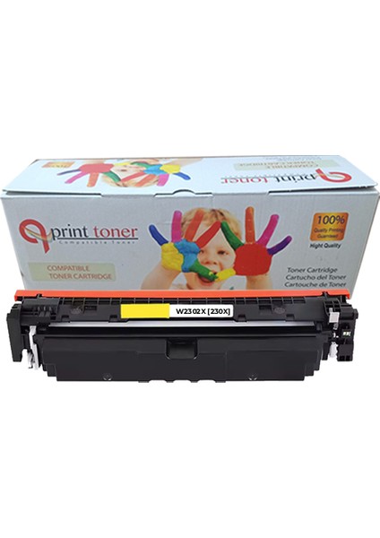 Hp W2302X 230X Muadil Toner Sarı Çipli Toner 5500 Sayfa 4203 MFP4303