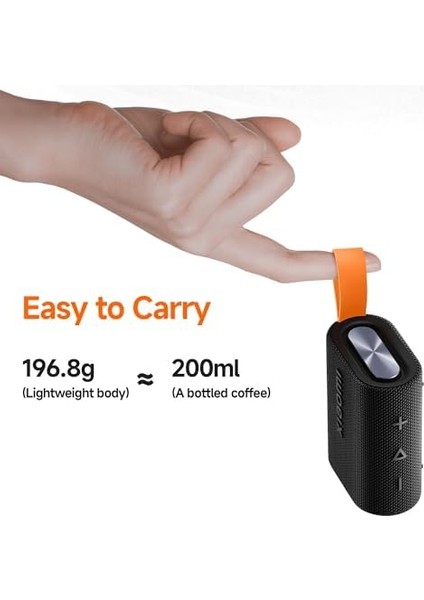 Ses Paketi Mi Taşınabilir Bluetooth 5.4 Hoparlör, IP67 Su Geçirmez Açık Bluetooth Hoparlör, Dinamik Ses, Tws Bağlantısını Destekler, 10 Saat Çalma Süresi, Siyah fiyatları