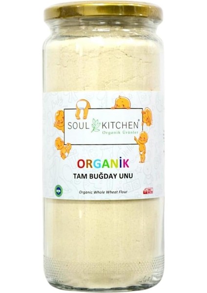 Soul Kitchen Organik Tam Buğday Unu Cam 250GR fiyatları