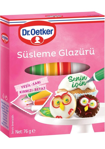 Dr. Oetker Süsleme Glazürü 76 gr