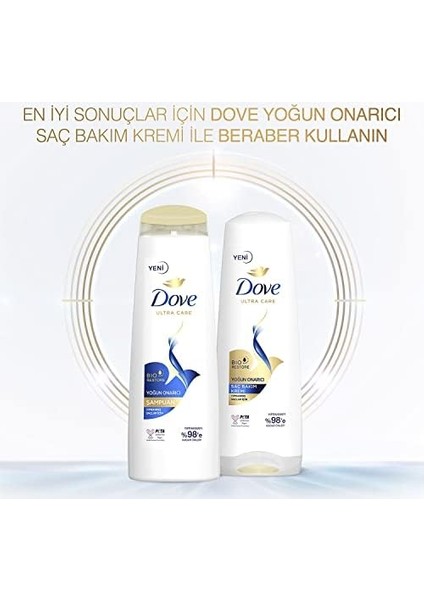 Dove Ultra Care Saç Bakım Şampuanı Yoğun Onarıcı Yıpranmış Saçlar Için 400 ml fiyatları