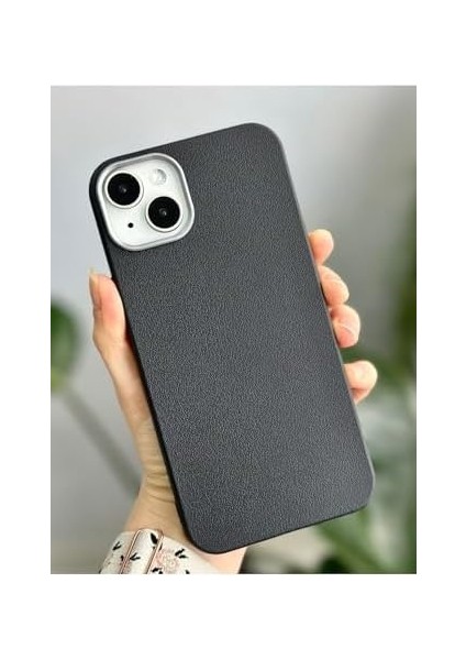 Go Aksesuar 14 Plus ve 15 Plus ile Uyumlu Estetik Dokulu Deri Görünümlü Esnek Silikon Kılıf fiyatları