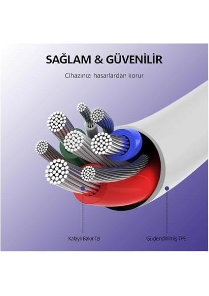 Npo UTC12 60W 1.2m Tpe USB To Type-C Hızlı Şarj ve Data Kablosu modelleri