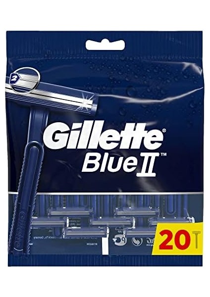 Gillette Blue2 Kullan At Erkek Tıraş Bıçağı 20'li