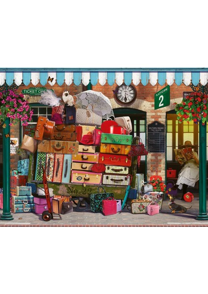 2000 Parçalı Puzzle Bavullar