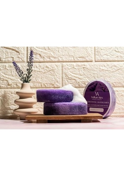 Volkan Ates Natural & Beauty Lavanta Yağlı Süngerli Doğal Sabun 150 gr fiyatları