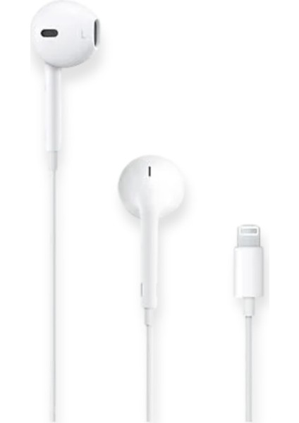 Iphone Kulaklık, ile Uyumlu Earpods Mikrofonlu Kablolu Lightning Konnektörlü Torima YD21, Beyaz